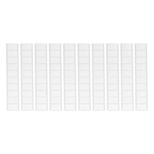 Xolsurg 100pcs RFID -Tags 54x34mm km4q Chip -Klebstoff 860-960 MHz wiederverwendbar für Fahrzeugbibliothekskleidungsmanagement von Xolsurg