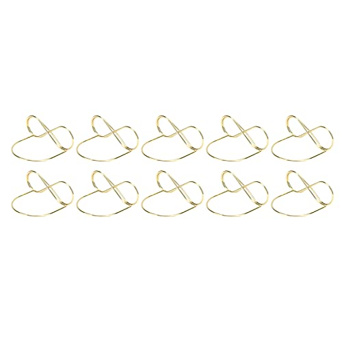 Xolsurg 10pcs Metall Eye Shape Card steht langlebiger Tischnummernhalter für Hochzeitsbüro -Memo Desktop Dekoration Home Office von Xolsurg