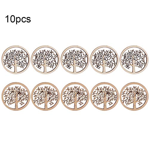 Xolsurg 10pcs runde Baummuster Farbe DIY Holzhandwerk Handarbeit Scrapbooking Home Dekoration Xolsurg 10pcs runde Baummuster Farbe DIY Holzhandwerk Handarbeit Scrapbooking Home Dekoration von Xolsurg