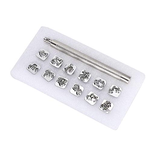 Xolsurg 12pcs Chinese Zodiac Leder Stempel Stempel Punch Tool Kit DIY Carving Stamper Griff für Handwerksliebhaber Xolsurg 12pcs Chinese Zodiac Leder Stempel Stempel Punch Tool Kit DIY Carving Stamper Griff für Handwerksliebhaber von Xolsurg
