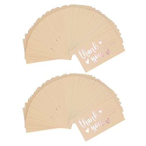 Xolsurg 200pcs Dankekarten elegante Gold -Skript -Business -Papierkarte 3.5x1,9 Zoll Online -Shop Supermarktbuchhandel Xolsurg 200pcs Dankekarten elegante Gold -Skript -Business -Papierkarte 3.5x1,9 Zoll Online -Shop Supermarktbuchhandel von Xolsurg
