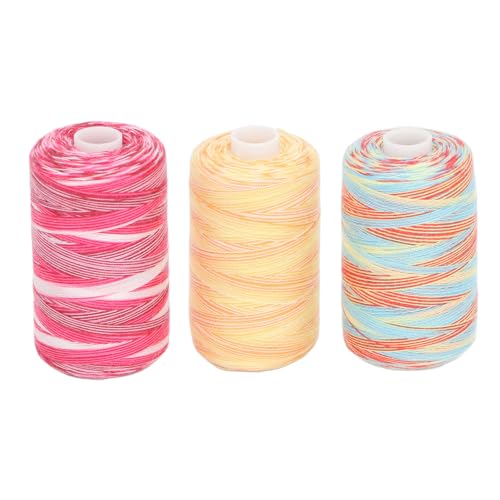 Xolsurg 3 Stück Nähgarn Polyester-Gewinde 3 Farben 1000 Yards Bobbins Nähgars Kit Nähmaschine Hand-Stittende Stickerei Haushalt Multi-Szenarien Xolsurg 3 Stück Nähgarn Polyester-Gewinde 3 Farben 1000 Yards Bobbins Nähgars Kit Nähmaschine Hand-Stittende Stickerei Haushalt Multi-Szenarien von Xolsurg