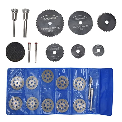 Xolsurg 32 PCS Schneidrad Set hohe Effizienz HSS Cirgular Saw Blades Harzscheiben Diamond Cutter Kit für Präzisionsabschneidung nach Hause DIY -Enthusiasten von Xolsurg