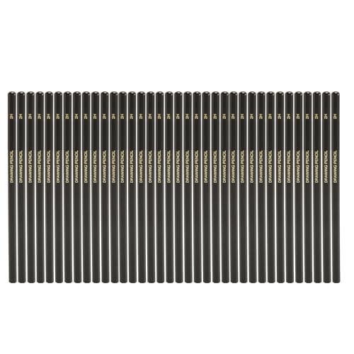 Xolsurg 36-teiliges Graphitstifte-Set, Skizzenstifte-Set, Zeichen- und Schattierungsstifte für Anfänger und professionelle Künstler (2H) von Xolsurg