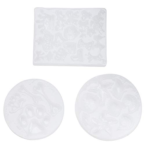 Xolsurg 3pcs Silikonharz DIY Form glatte Oberflächenanhänger Making -Werkzeug für Ofenmikrowelle - BPA- Xolsurg 3pcs Silikonharz DIY Form glatte Oberflächenanhänger Making -Werkzeug für Ofenmikrowelle - BPA- von Xolsurg