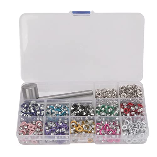 Xolsurg 4 mm Grommet Tool Kit Multicolor DIY Öten -Jargett -Set für Hosen Hüte Aufbewahrungsbox Xolsurg 4 mm Grommet Tool Kit Multicolor DIY Öten -Jargett -Set für Hosen Hüte Aufbewahrungsbox von Xolsurg