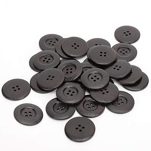 Xolsurg 40 mm runde Holzknöpfe DIY Bastelkleidung Accessoire Langlebiger Bison Xolsurg 40 mm runde Holzknöpfe DIY Bastelkleidung Accessoire Langlebiger Bison von Xolsurg