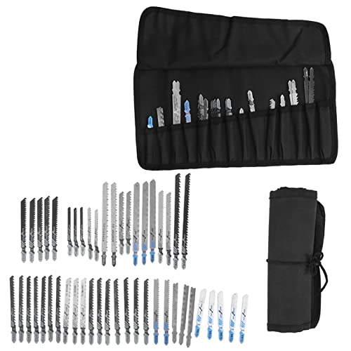 Xolsurg 48pcs Jig Saw Saw Blades Set Metall Fine Zahnschneidwerkzeuge für Holzmetallaluminium von Xolsurg