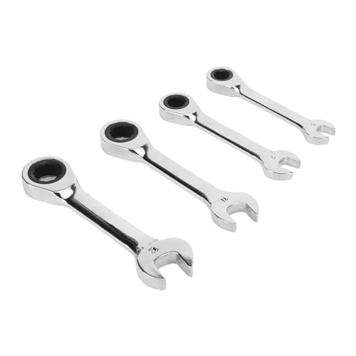 Xolsurg 4pcs kurzer Ratschenschlüssel Set 72 Zahn 8mm 9mm 11 mm 12 mm professioneller Kurzschlüssel zur Reparatur Xolsurg 4pcs kurzer Ratschenschlüssel Set 72 Zahn 8mm 9mm 11 mm 12 mm professioneller Kurzschlüssel zur Reparatur von Xolsurg