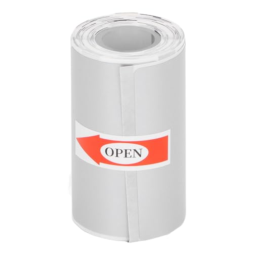 Xolsurg 50 x 30 mm Thermaldruckerpapieröl Tinte Druck einfache Wärmeetiketten Büroversorgungen (Silber) von Xolsurg