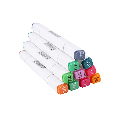 Xolsurg 60 verschiedene Farben Alkohol Grafikmarker Stift Set Dual Heads Animation Design Zeichnung Kunststifte Twin Broad Fine Anzug für Anfängerschüler Künstler, mit Grifftasche Xolsurg 60 verschiedene Farben Alkohol Grafikmarker Stift Set Dual Heads Animation Design Zeichnung Kunststifte Twin Broad Fine Anzug für Anfängerschüler Künstler, mit Grifftasche von Xolsurg