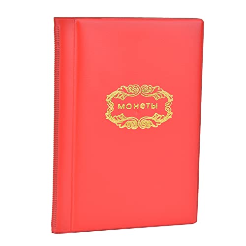 Xolsurg Album Collection Buch Mini Größe Geld Sammeln Halter 120 Taschen 10 Seiten (Rot) von Xolsurg