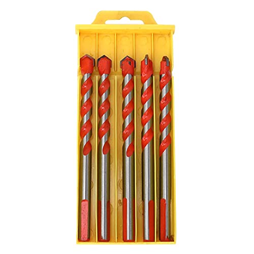 Xolsurg Bohrer mit hochverschleißfestem Legierungskopf, Öffnung für 10 mm Wandlöcher, Holz, Beton, rote Ziegel, Eisen, Kunststoff [Mehrzweckverwendung] von Xolsurg