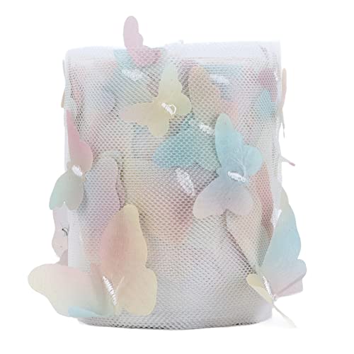 Xolsurg Bunte Tüllrolle, dreidimensionales DIY-Bastelmaterial für Haarschmuck, Band für verschiedene besondere Anlässe (Gradient Beige) von Xolsurg