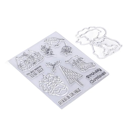 Xolsurg Christmas Style Clear Stamp Safe Material Easy Operation wiederverwendbar für Fotokartenumschläge Album DIY Xolsurg Christmas Style Clear Stamp Safe Material Easy Operation wiederverwendbar für Fotokartenumschläge Album DIY von Xolsurg