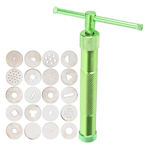 Xolsurg Clay Extruder Rotary überfüllte Tonmammpistole Edelstahl Squeezer Handwerk Handbuch Keramik Werkzeuge von Xolsurg