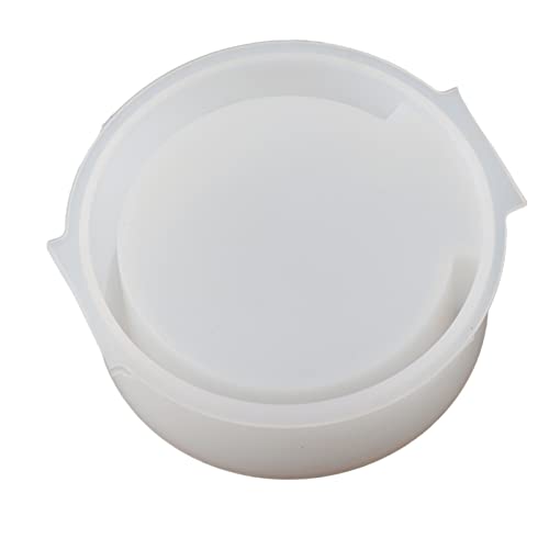 Xolsurg Coaster Silicon Form Weich wiederverwendbares DIY Interessantes Handwerk Harzform Home Dekoration (MD3453_Round Coaster Storage Box Form) von Xolsurg