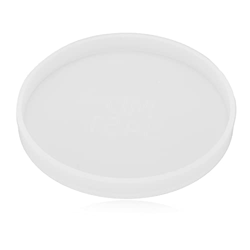 Xolsurg Coaster Silicon Form Weich wiederverwendbares DIY Interessantes Handwerk Harzform Home Dekoration (Md3451_Round Coaster Form) von Xolsurg