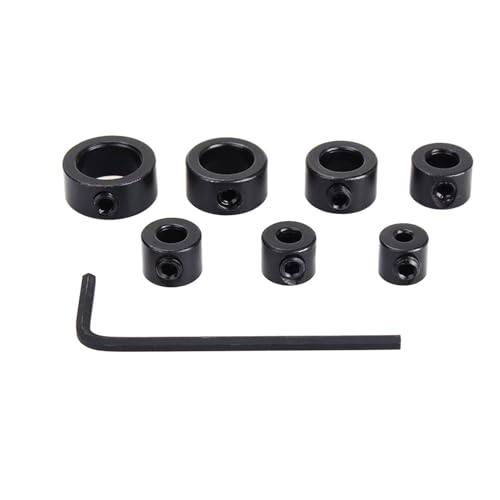 Xolsurg Drill Bit Locator Tiefe Stopkragen Ring -Positionier 8pcs Set mit Sechskantschlüssel für Präzisionsbohrungen Holzbearbeitung Carpentry Xolsurg Drill Bit Locator Tiefe Stopkragen Ring -Positionier 8pcs Set mit Sechskantschlüssel für Präzisionsbohrungen Holzbearbeitung Carpentry von Xolsurg
