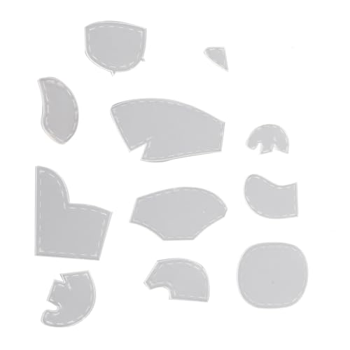 Xolsurg Elephant Template Lineal Set Acryl 11pcs Quilting Schneiddienhandwerk für Hausnähtkunst 10 Zoll von Xolsurg