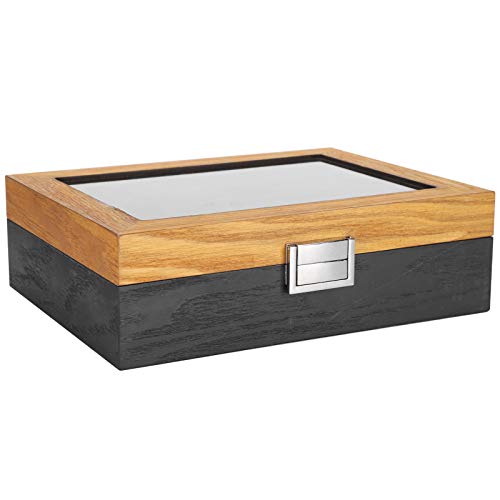 Xolsurg Festholz Wächterbox 10 Slot Display Aufbewahrungskoffer Einfacher klassischer Vintage -Organisator für Vater Freund Xolsurg Festholz Wächterbox 10 Slot Display Aufbewahrungskoffer Einfacher klassischer Vintage -Organisator für Vater Freund von Xolsurg