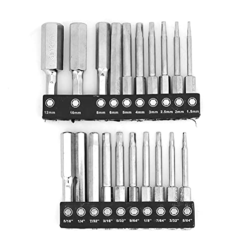 Xolsurg -Hex -Kopf -Magnetbits Set Impact 1/4 Zoll Schnellfreisetzung S2 Werkzeugstahl für Strombohrerschnüre -Bohrer Xolsurg -Hex -Kopf -Magnetbits Set Impact 1/4 Zoll Schnellfreisetzung S2 Werkzeugstahl für Strombohrerschnüre -Bohrer von Xolsurg