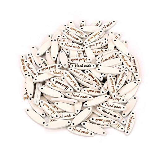 Xolsurg -Holz oval handgefertigte Knöpfe zum Nähen von DIY Scrapbooking Crafts 100pcs Xolsurg -Holz oval handgefertigte Knöpfe zum Nähen von DIY Scrapbooking Crafts 100pcs von Xolsurg