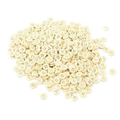 Xolsurg Holzknöpfe, 15 mm, rund, 4 Löcher, kleine Holzknöpfe, zum Nähen von Kleidung, Handarbeit Xolsurg Holzknöpfe, 15 mm, rund, 4 Löcher, kleine Holzknöpfe, zum Nähen von Kleidung, Handarbeit von Xolsurg