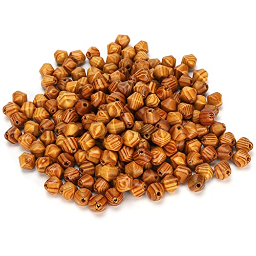 Xolsurg Holzperlen, hochwertig, Kaffeefarbe, spezielle Form, Schmuckherstellung, Kiefernholz, 200 Stück, zum Basteln, Dekorieren Xolsurg Holzperlen, hochwertig, Kaffeefarbe, spezielle Form, Schmuckherstellung, Kiefernholz, 200 Stück, zum Basteln, Dekorieren von Xolsurg