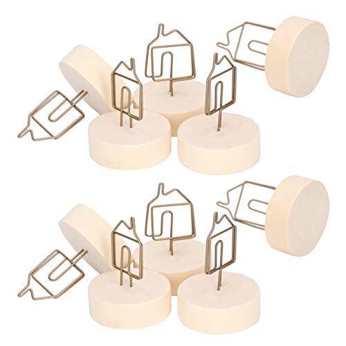 Xolsurg House Form niedlicher Tischkartenhalter für Büro -Home Desktop -Dekoration Fototehalter Xolsurg House Form niedlicher Tischkartenhalter für Büro -Home Desktop -Dekoration Fototehalter von Xolsurg