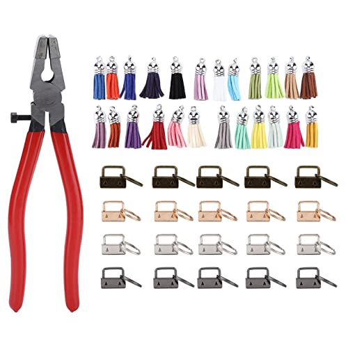 Xolsurg Key FOB Hardware Quastel Schlüsselbund liefert praktisches DIY -Kunsthandwerk Kit Xolsurg Key FOB Hardware Quastel Schlüsselbund liefert praktisches DIY -Kunsthandwerk Kit von Xolsurg