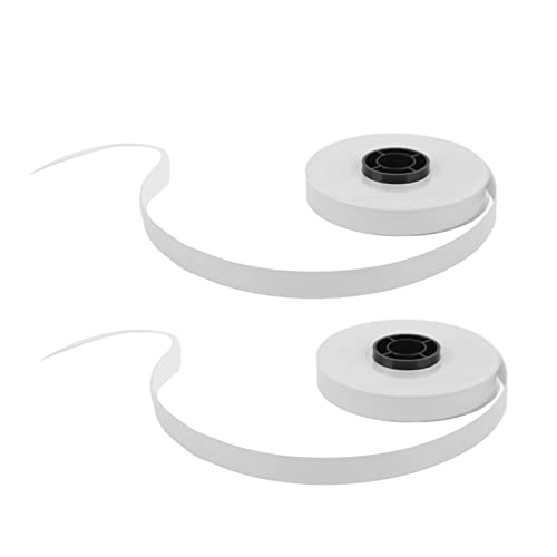 Xolsurg Label Maker Tape 2 Roll 52,5ft Länge 9mm Breite Tränenhöfe Nachfüllungen für max LM 550A (Weiß) von Xolsurg