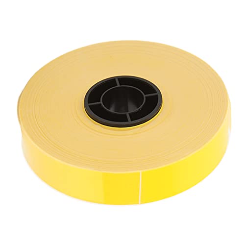 Xolsurg Label Maker Tape Clear Drucketikettenklebeband Ersatz für max LM 550A Testrohrschiff -Site -Schalter Kabelbuch (Gelb) von Xolsurg