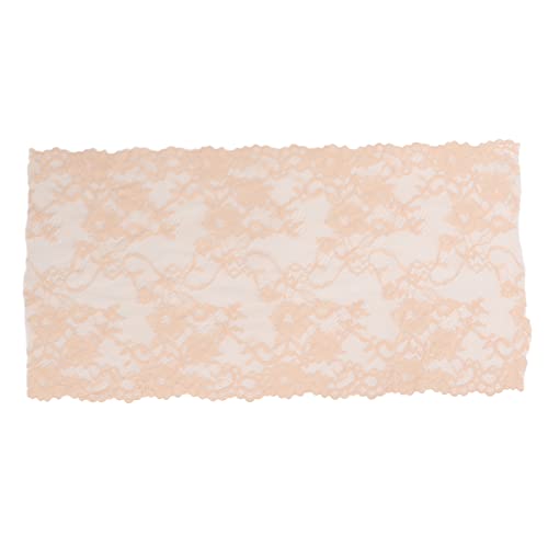 Xolsurg Lace Ribbon 24 cm breit 10 Meter hohe Elastizität sicherer Betrieb DIY -Kleidung (Aprikosenfarbe) von Xolsurg