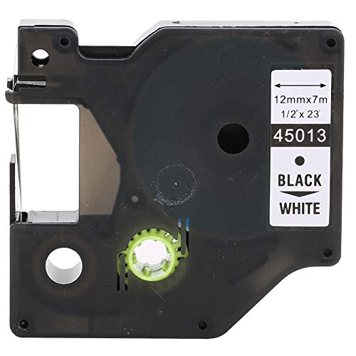 Xolsurg Laminated Label Tape Label Maker Farbband schwarz auf Weiß 12mm für LM-160/280 von Xolsurg