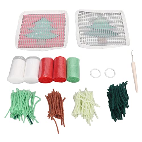 Xolsurg Latch Hook Kit süße Weihnachtsbaumdiy Matte bequemer farbenfroher Teppich für die Heimdekoration Xolsurg Latch Hook Kit süße Weihnachtsbaumdiy Matte bequemer farbenfroher Teppich für die Heimdekoration von Xolsurg