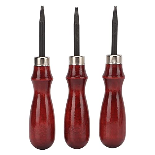Xolsurg Leder-Abschräger, Stahlmaterial, Sandelholzgriff, leichtes DIY-Kanten-Abschräger-Schälwerkzeug für Lederhandwerker Xolsurg Leder-Abschräger, Stahlmaterial, Sandelholzgriff, leichtes DIY-Kanten-Abschräger-Schälwerkzeug für Lederhandwerker von Xolsurg