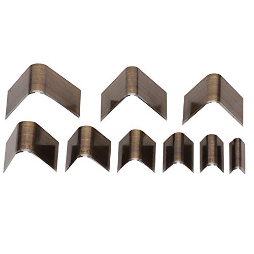 Xolsurg Leder V Form Punch DIY Tool Heck geschnittener Puncher Rundgürtel perforiertes Accessoire Set für Handwerksmänner (A29V Typ 9-teiliger Set) von Xolsurg