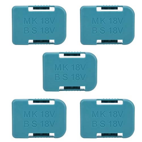 Xolsurg Lithium Battery Lagers Rack Regal Bracket Gürtelschlitz für 18 -V -Geräte bequeme Arbeiten (Cyan) von Xolsurg