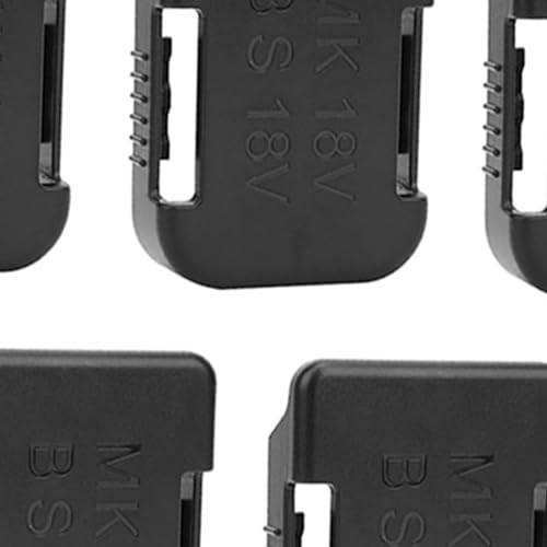 Xolsurg Lithium Battery Lagers Rack Regal Bracket Gürtelschlitz für 18 -V -Geräte bequeme Arbeiten (Schwarz) von Xolsurg
