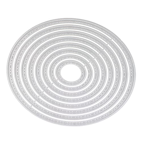 Xolsurg Metal Cutting Die oval geätzte stirpern dekorative Präge Schablone für DIY Crafts Album Paper Card Hochzeit Xolsurg Metal Cutting Die oval geätzte stirpern dekorative Präge Schablone für DIY Crafts Album Paper Card Hochzeit von Xolsurg