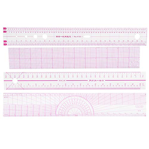 Xolsurg Mode-Design Näh-Herrscher-Set Kleidung Mess-Tools für Studenten und Designer von Xolsurg
