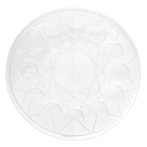Xolsurg Mond Runde Form Anhänger Silikon Tablett Form Lagerung DIY Vintage Casting Handwerk Ornament von Xolsurg