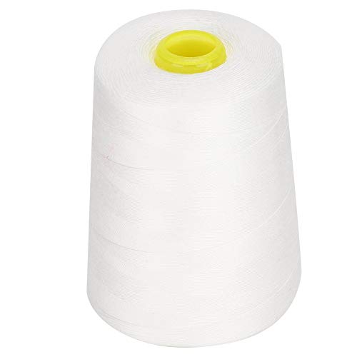 Xolsurg NÄHEN MASCHINE DREIFEN 8000 YARDS HOCHWERTIGE POLYESTER BEKLEIDUNG ZUBEHÖR FÜR HAUSHALTS NADEL UND STICKEREI ARBEIT (Weiß) von Xolsurg