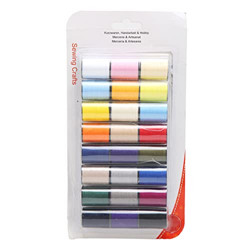 Xolsurg -Nähfaden verschiedene helle Farben Langlebige Polyester Stickmaschine 24 Rollen 22YD Länge Xolsurg -Nähfaden verschiedene helle Farben Langlebige Polyester Stickmaschine 24 Rollen 22YD Länge von Xolsurg