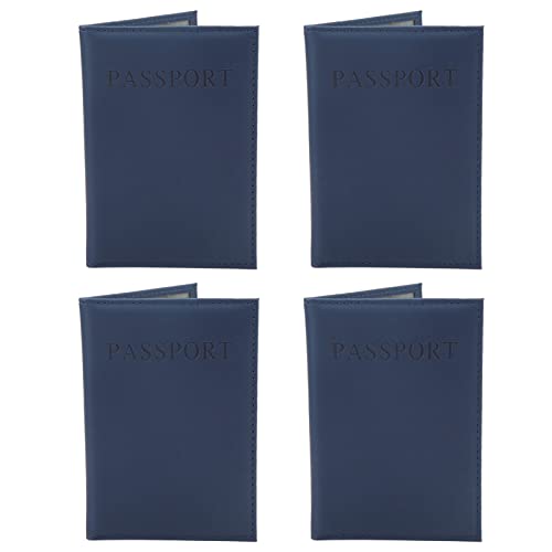 Xolsurg Passporthalter weicher PU Leder -Reisebereich für Männer Frauen (Dunkelblau) von Xolsurg