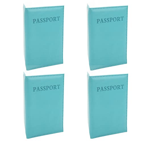 Xolsurg Passporthalter weicher PU Leder -Reisebereich für Männer Frauen (Hellblau) von Xolsurg