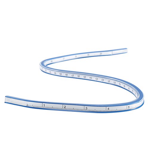 Xolsurg Plastik Flexibler Kurve Lineal Zeichnung von Hülle Stoffwerkzeug für technische Zeichnen 50 cm Xolsurg Plastik Flexibler Kurve Lineal Zeichnung von Hülle Stoffwerkzeug für technische Zeichnen 50 cm von Xolsurg