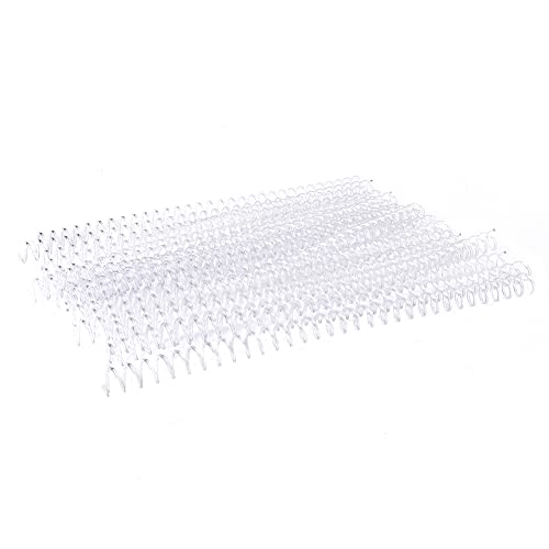 Xolsurg Plastik loser Blattbindungsring Langlebige Federspirale für A4 Papier 30 Blätter schwarz 20pcs (13mm*30 Löcher transparent 20 Streifen) von Xolsurg