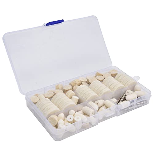 Xolsurg Polishing Buffing Kit Effizientes Wollfilm -Rotary -Werkzeugbohrer -Bindungskissen -Set Accessoires Kleine Teile Polieren von Xolsurg